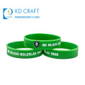 Wholesale personalized custom logo mixed color cheap silicone rubber bracelet wristband for advertising